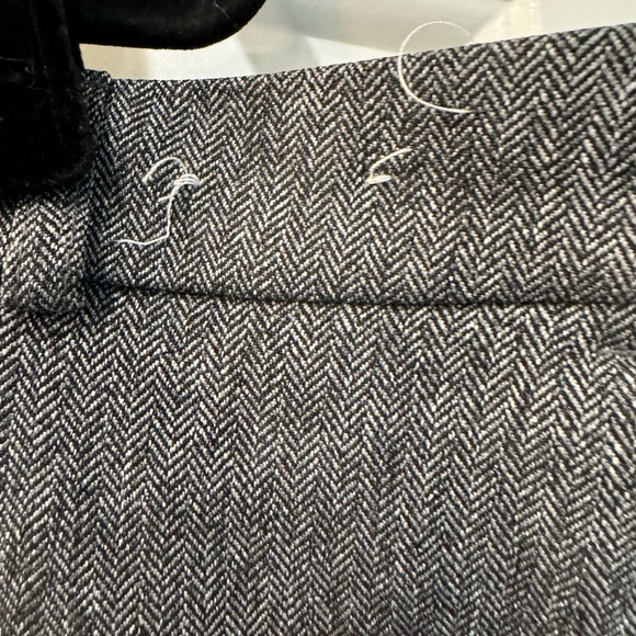 Dorothy Perkins (UK Brand) herringbone grey slacks - Picture 2 of 3